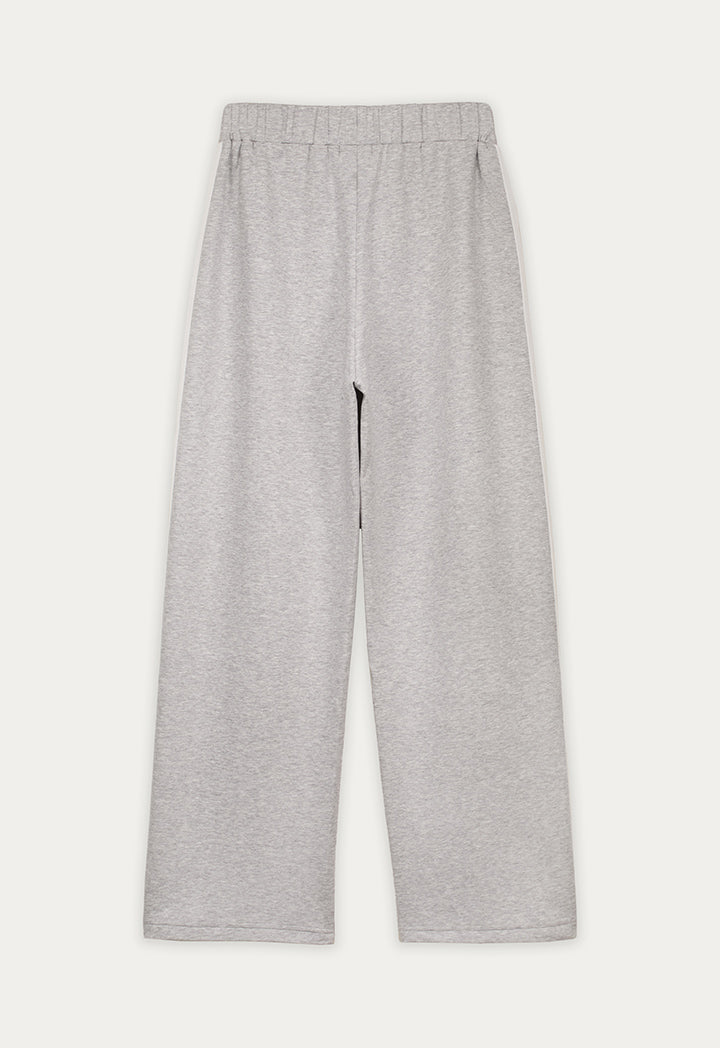 Side Stripe Wide-Leg Trousers