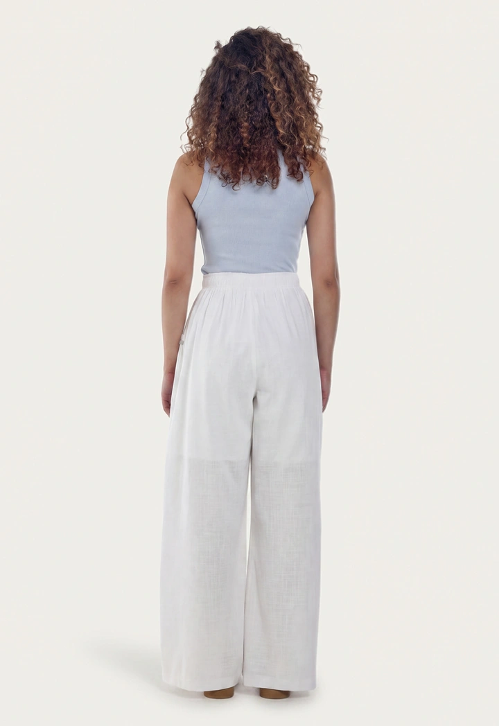 High Waist Wide Leg Trouser