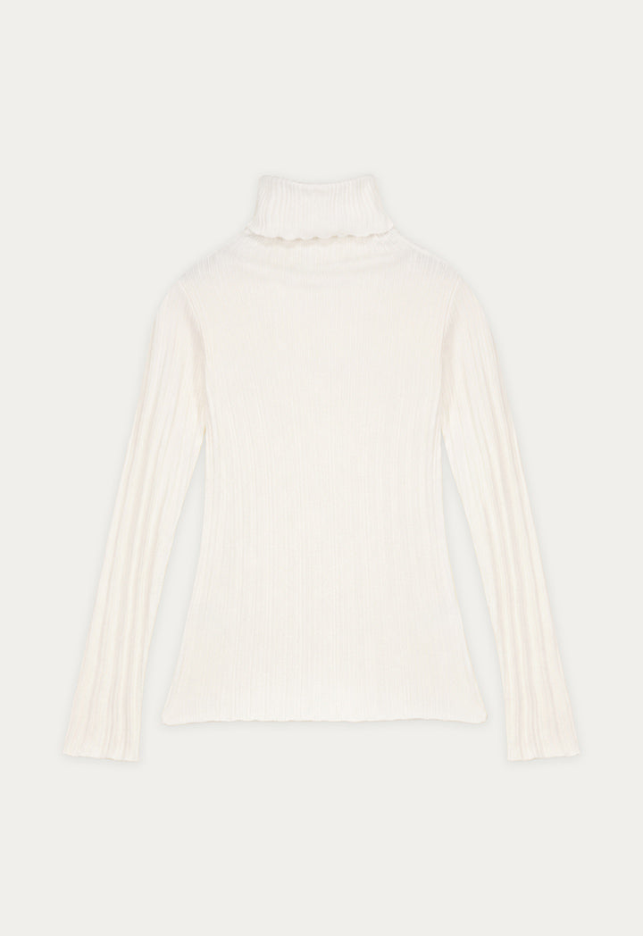 High Neck Knitted Basic Top