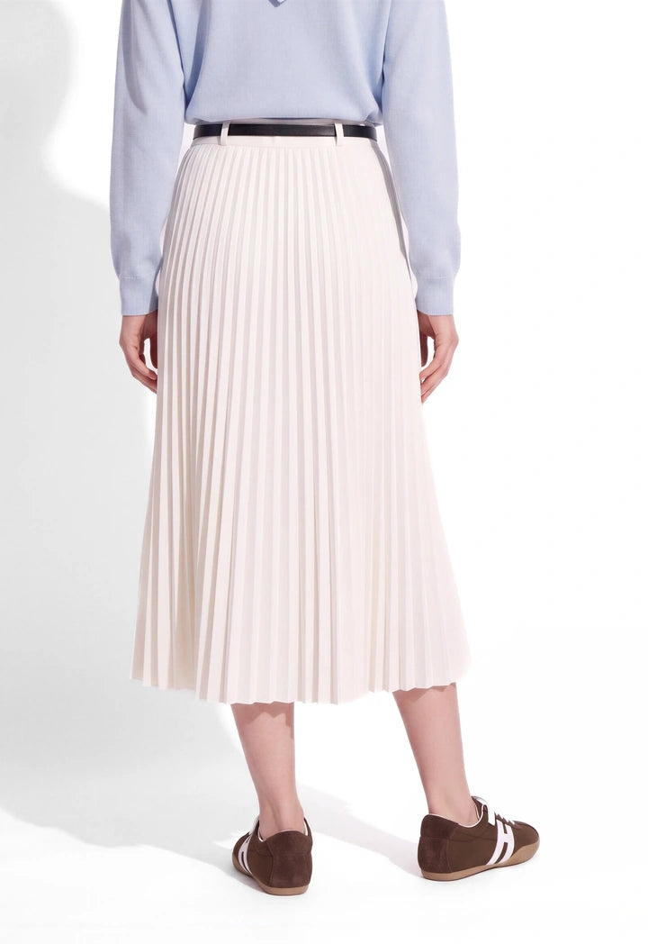 Pleated Knitted Skirt