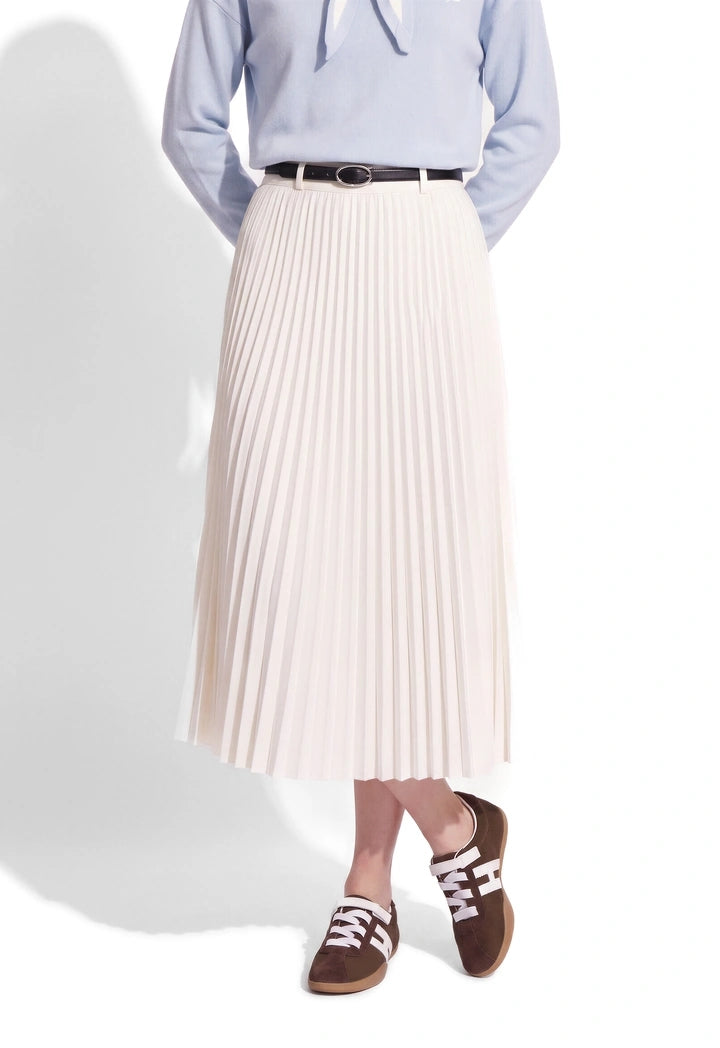 Pleated Knitted Skirt