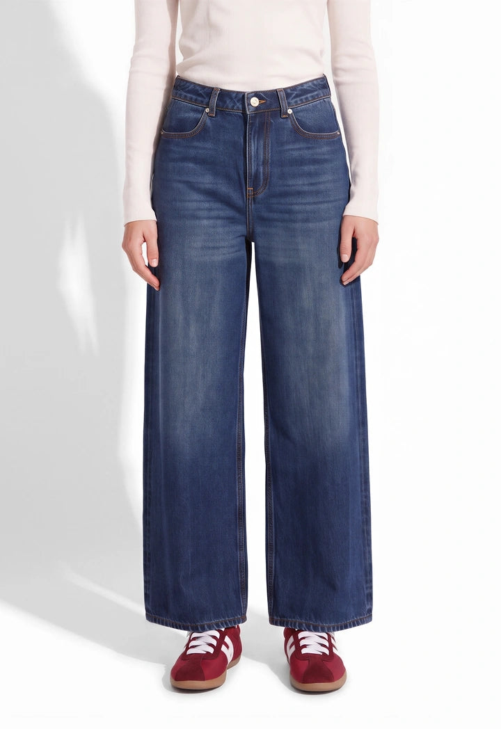 Classic Wide-Leg Jeans
