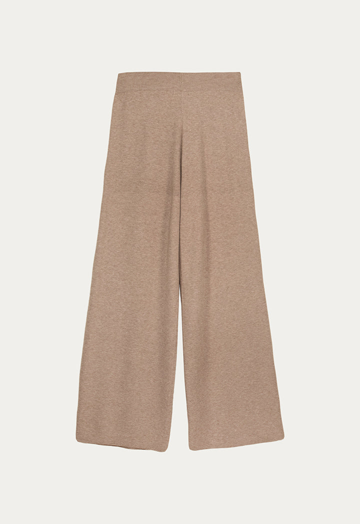Classic Wide-Leg Knitted Trousers