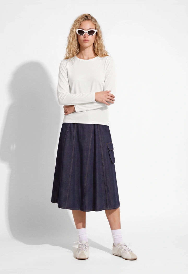 Ribbed Knitted Basic Top