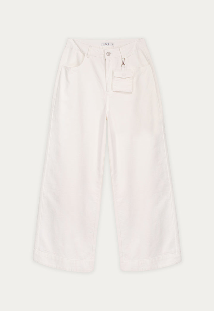 Wide-Leg High Waist Jeans