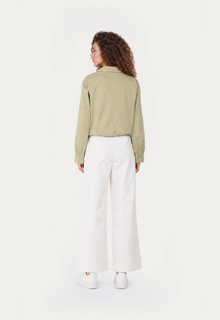Balloon-Style Lined Blouse