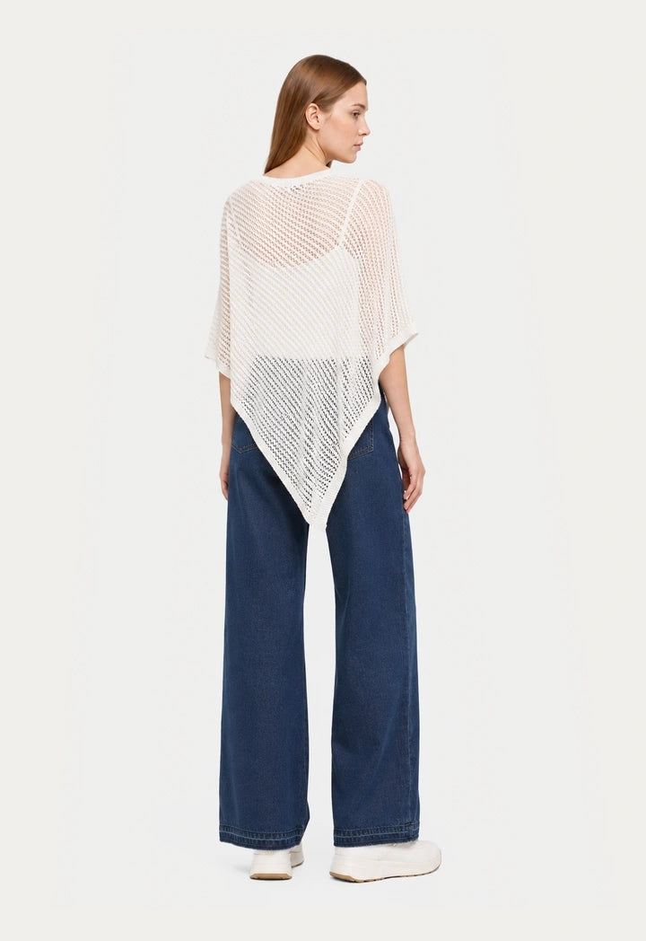 Asymmetrical Crochet  Blouse