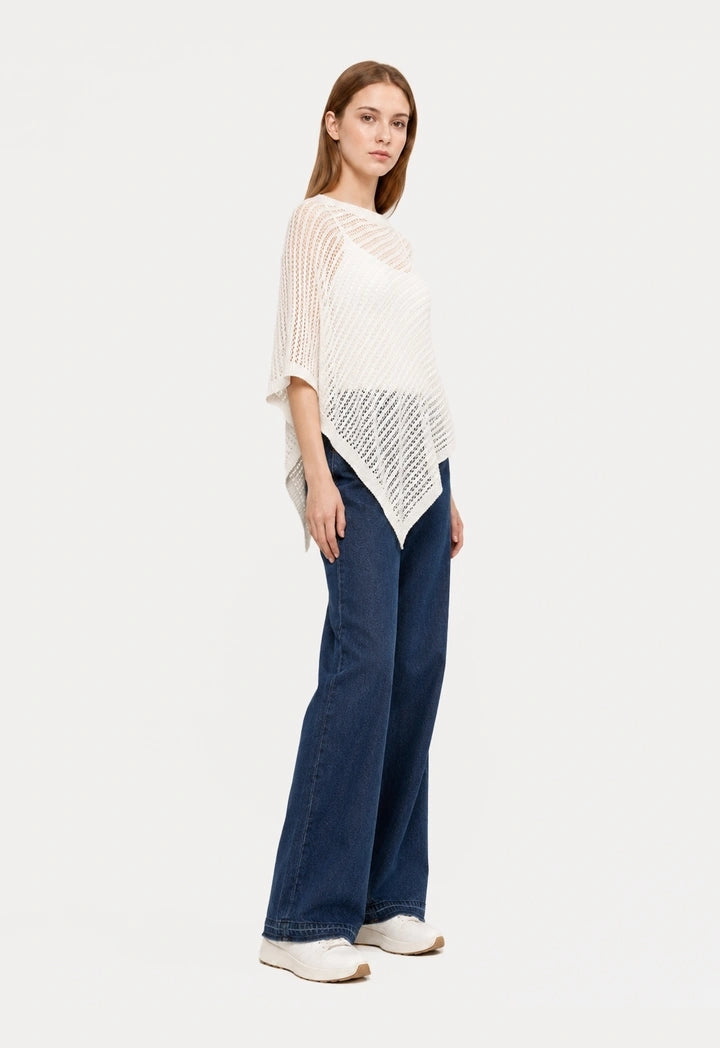 Asymmetrical Crochet  Blouse