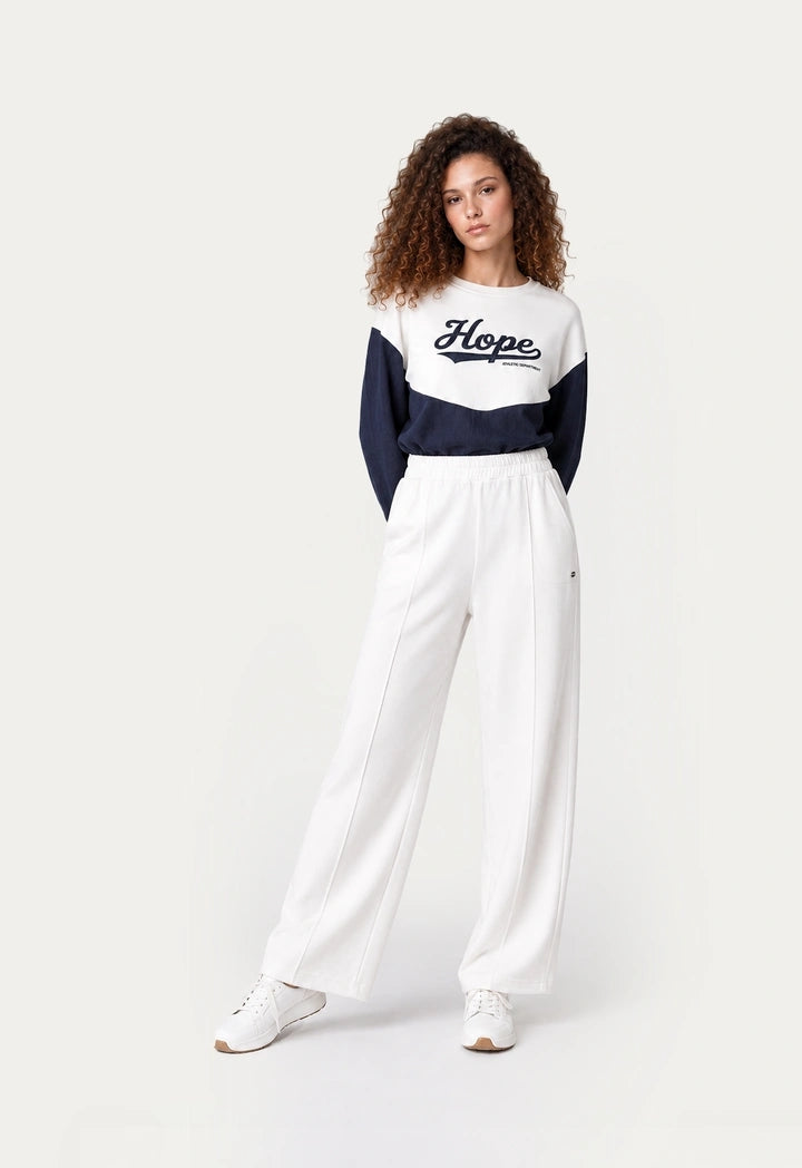 Sporty Wide-Leg Trousers