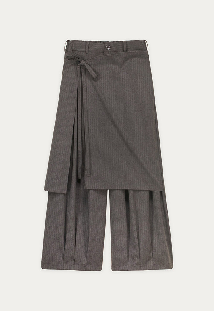 Tie Wrap Panel Trousers