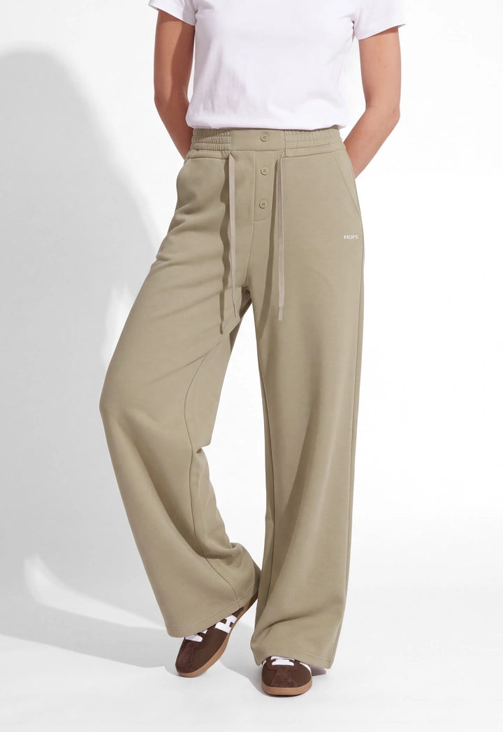 Double High-Waist Trousers