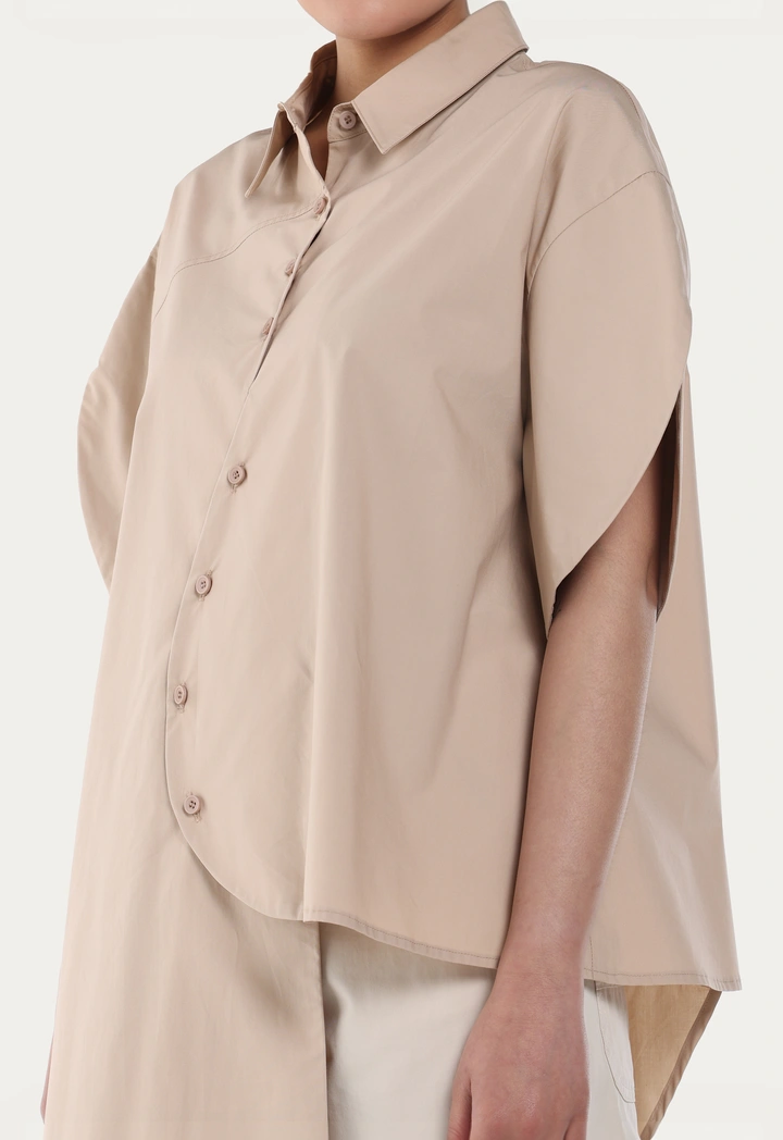 Asymmetrical Solid Shirt