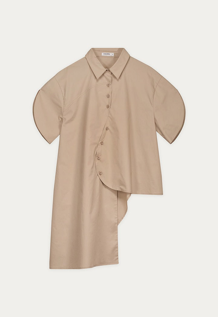 Asymmetrical Solid Shirt