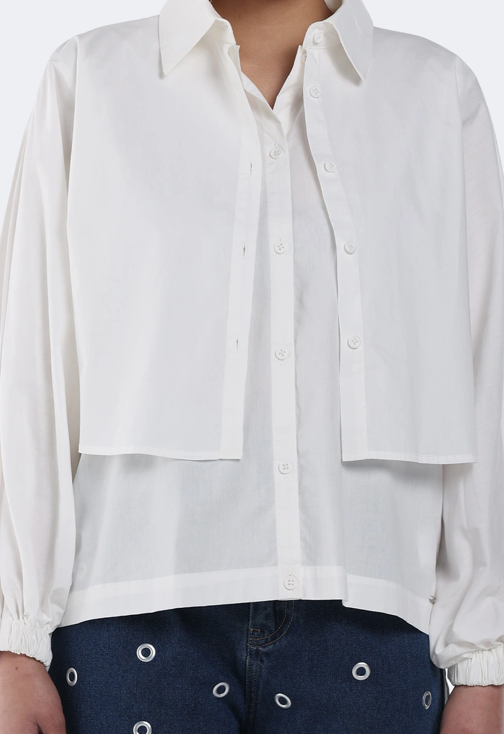 Overlay High Low Shirt