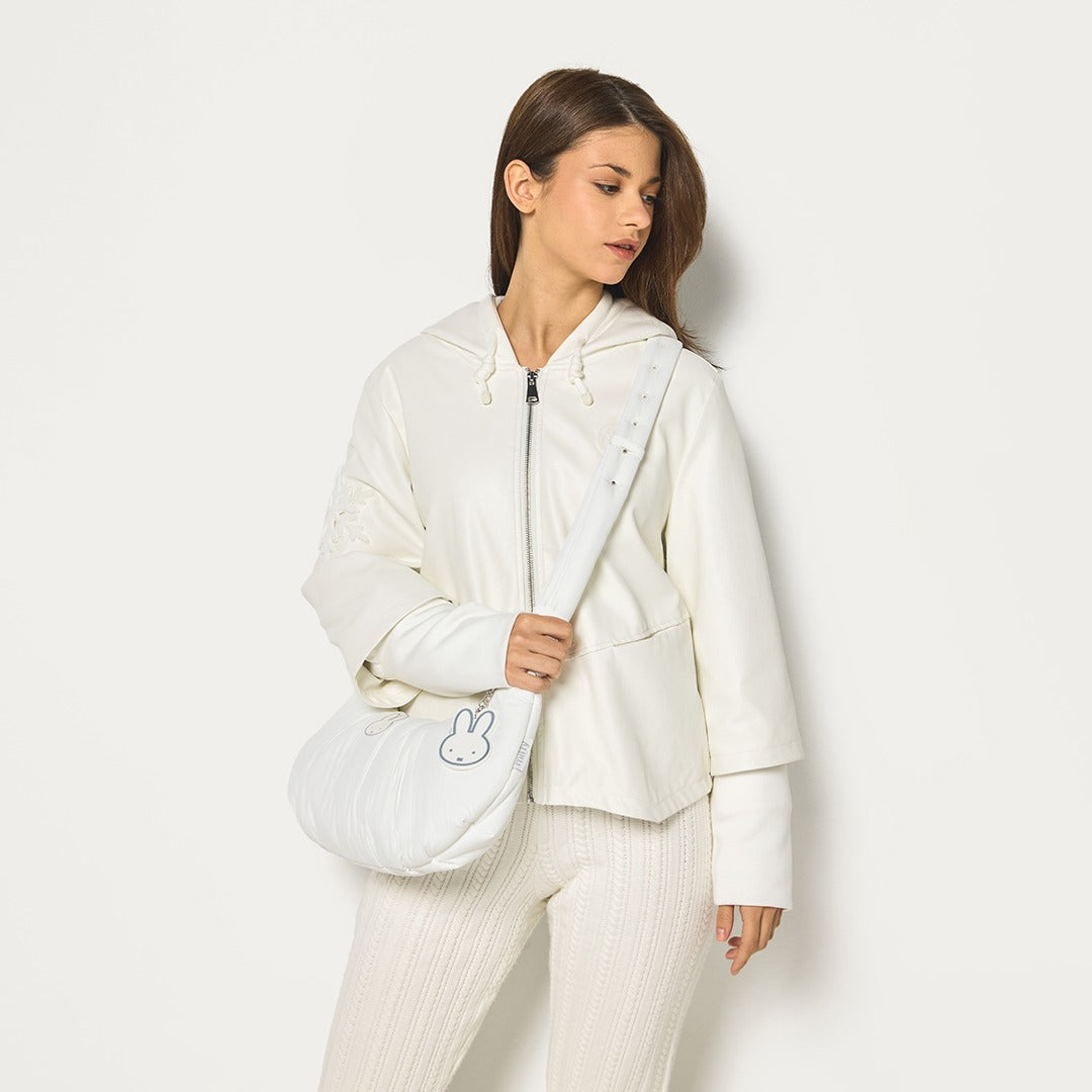 Miffy Puff Crossbody Bag Off White