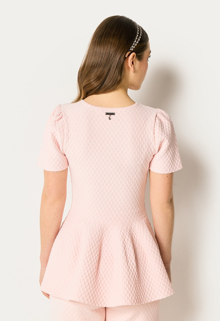 Sequin Embellished Blouse Pink