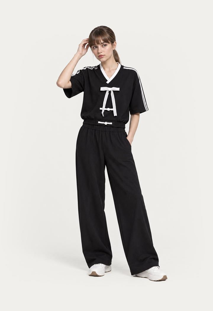 Sporty Wide-Leg Trousers