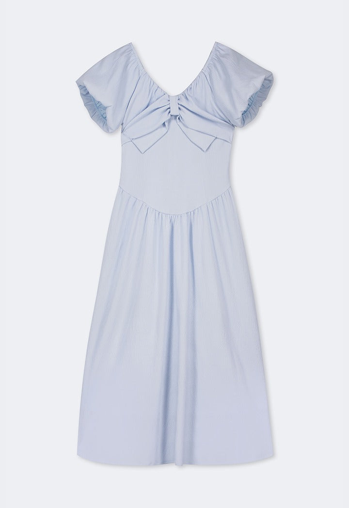 Hope Bow Bodice Dress Light Blue