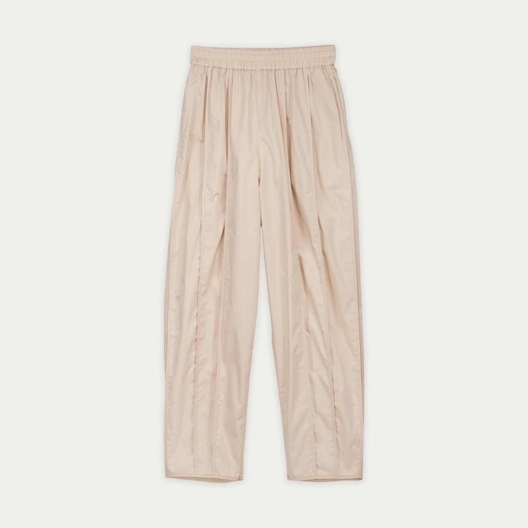 Seam-Detailed Barrel Fit Trousers