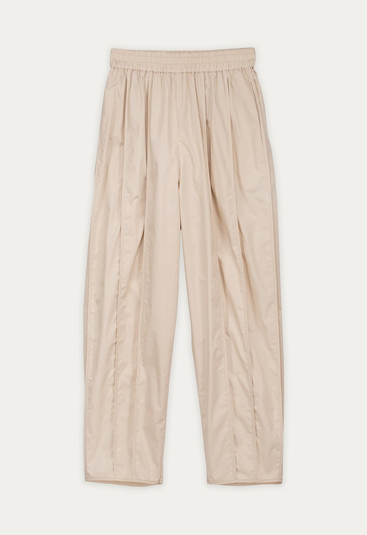 Seam-Detailed Barrel Fit Trousers