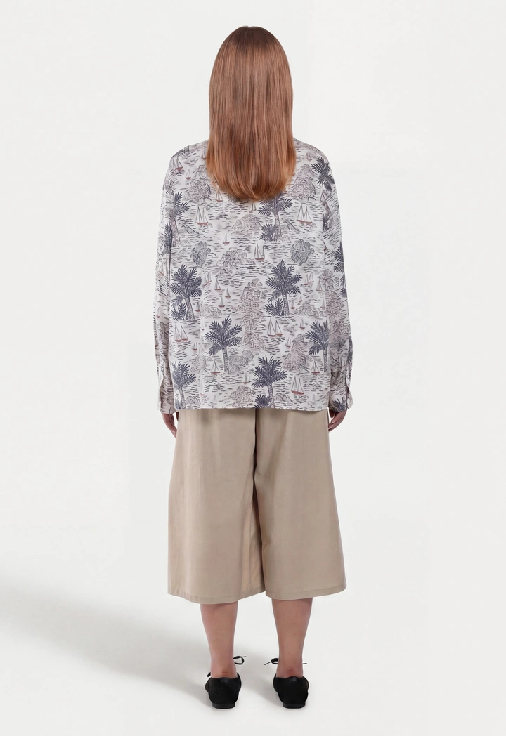 Long Sleeves Printed Shirt