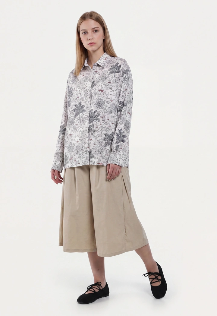 Long Sleeves Printed Shirt