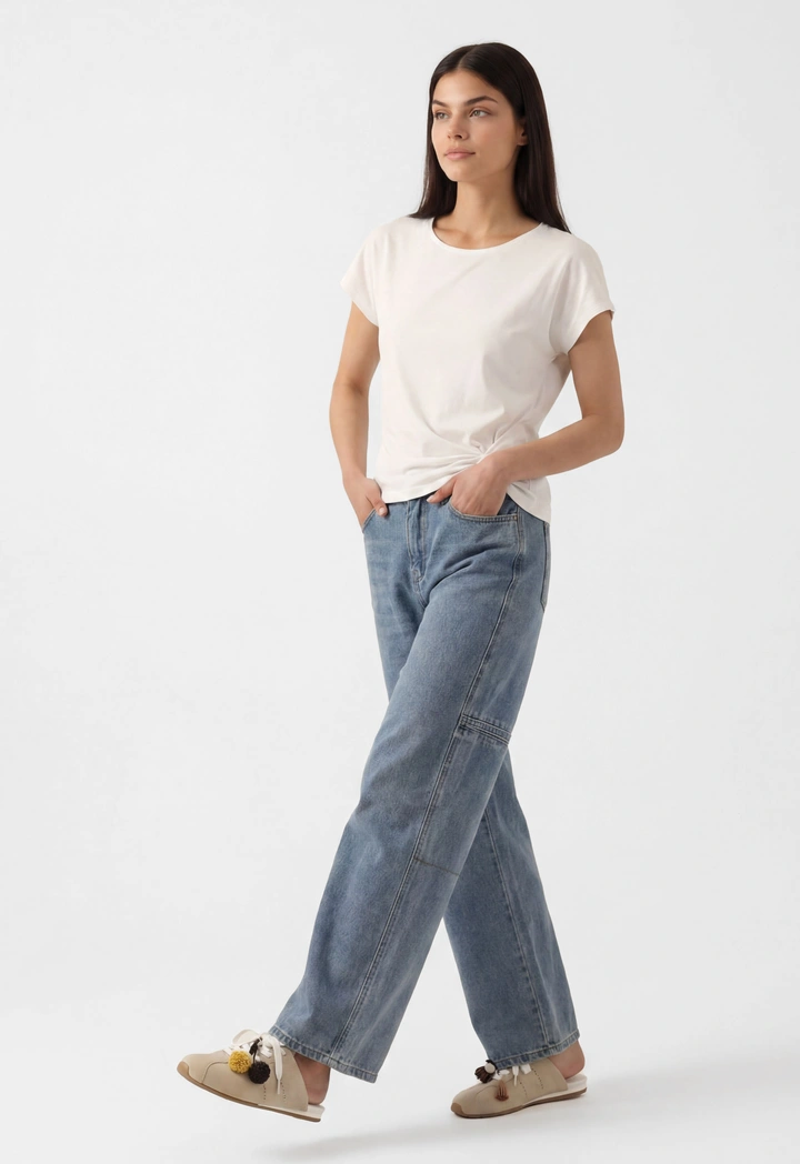 Buckled Tie Solid Top