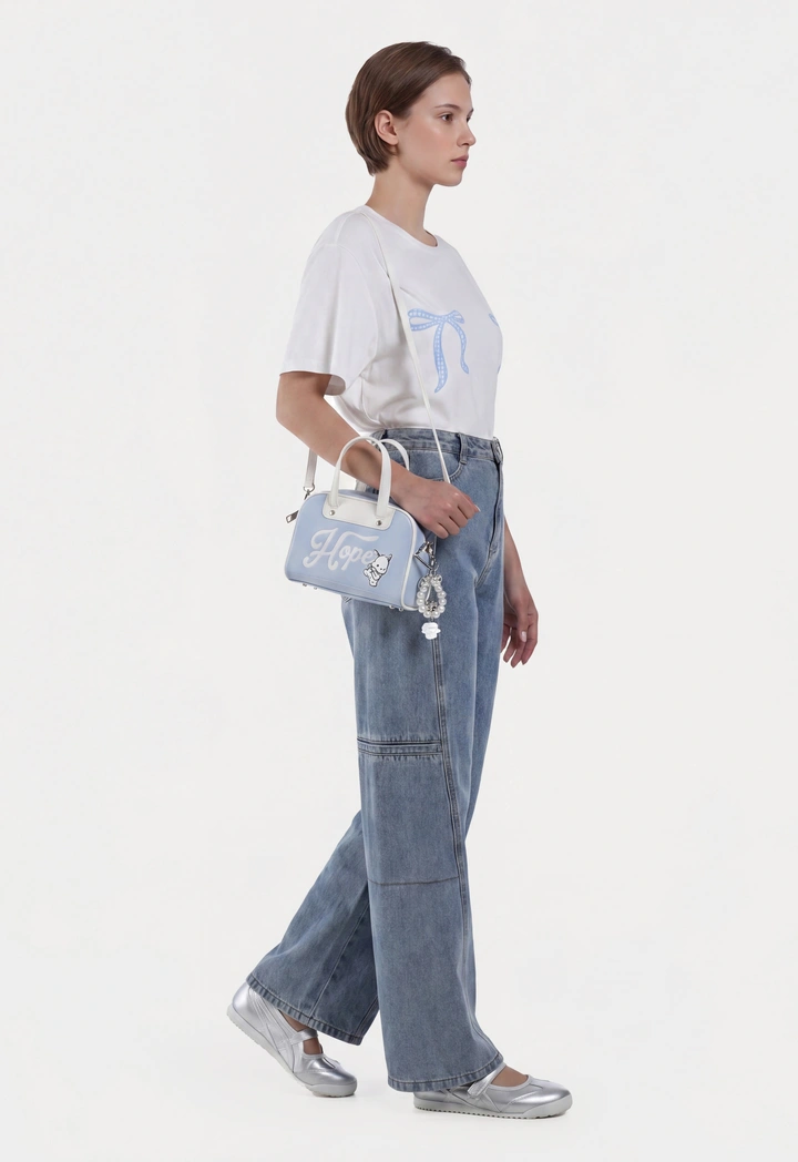 Bow Patches Relaxed Fit Top