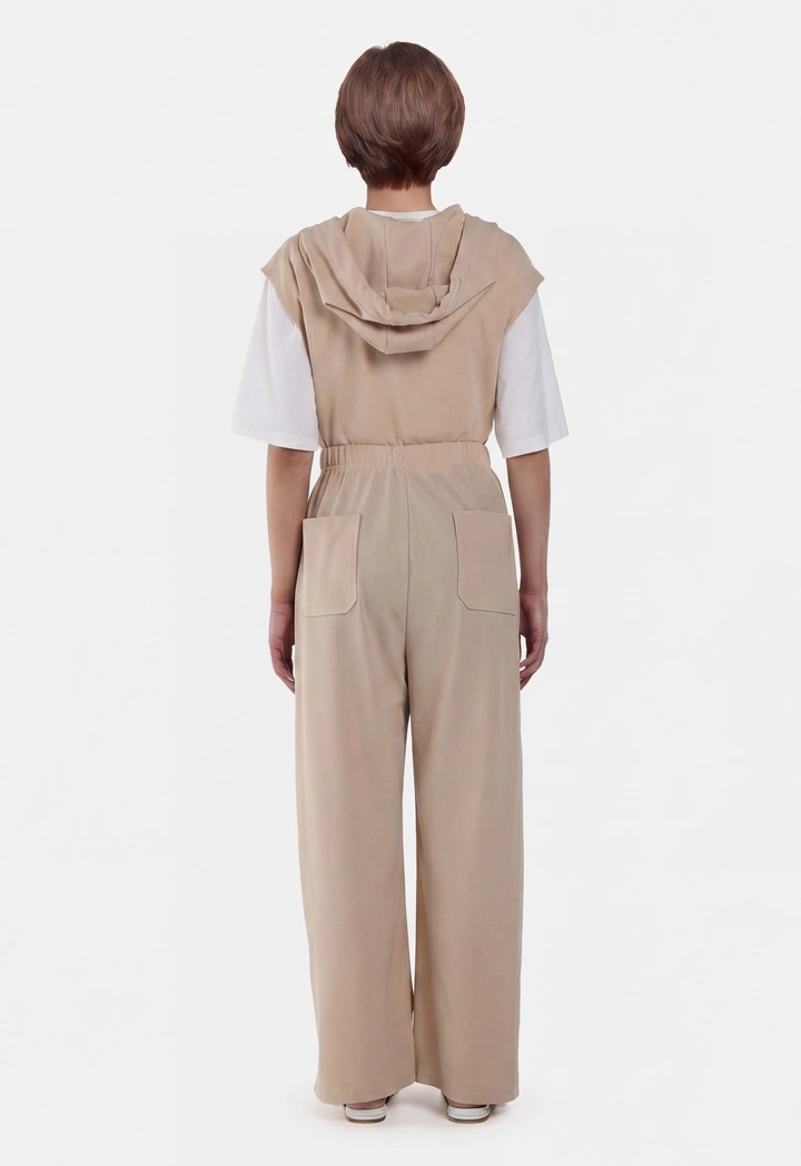 High Waist Wide Leg Solid Trousers