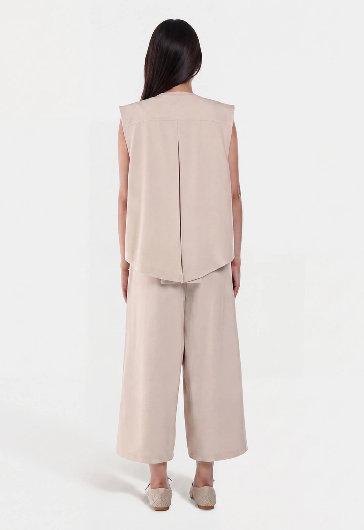 High Low Solid Vest