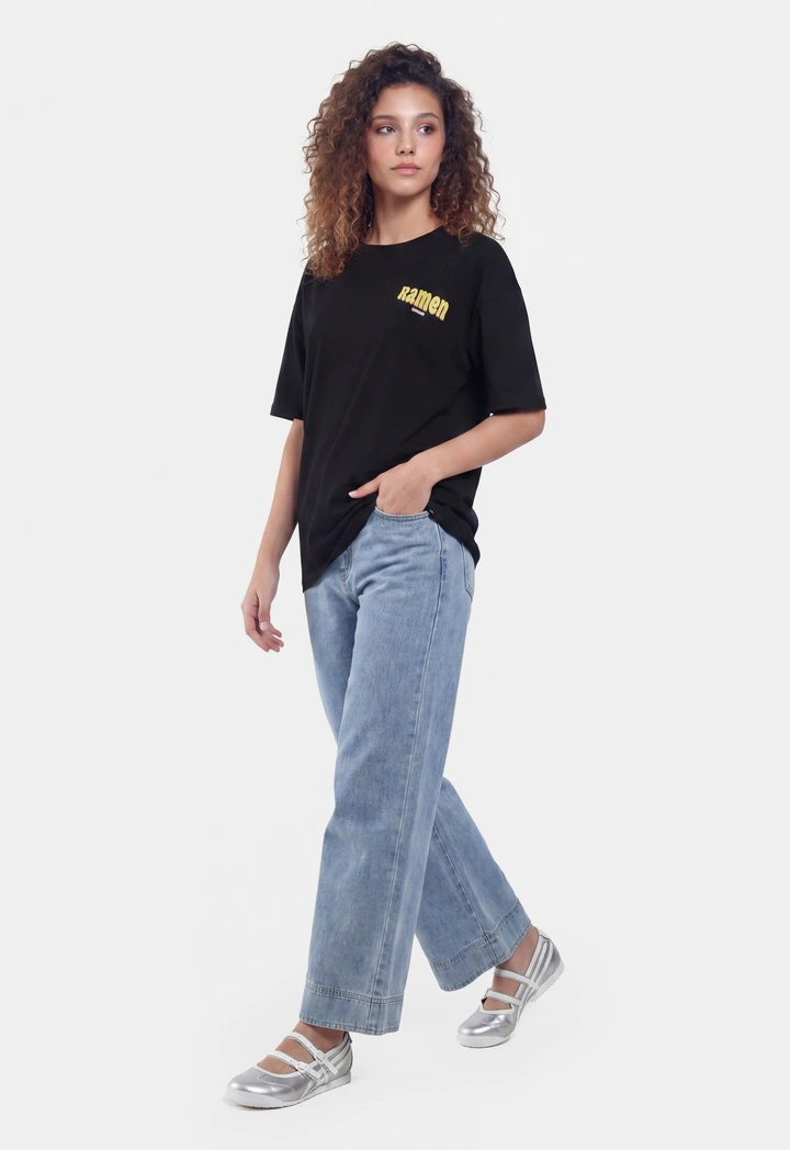 Oversize Printed Top