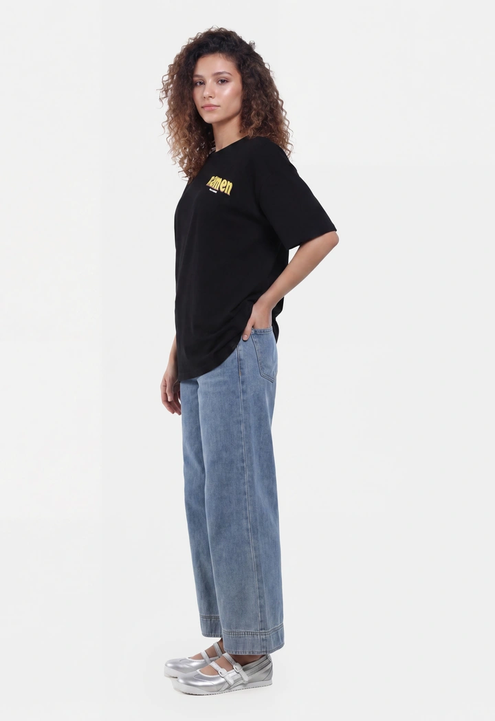 Oversize Printed Top