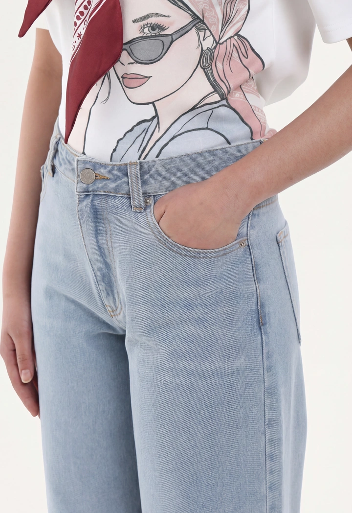 High Waist Wide Leg Jeans