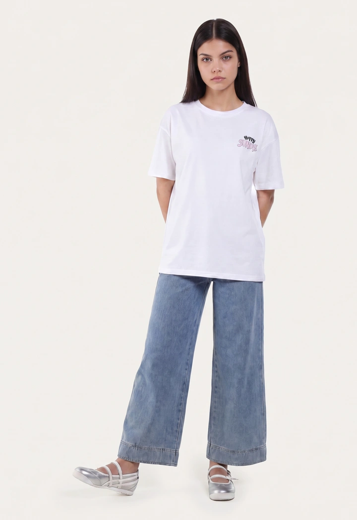 Oversize Printed Top