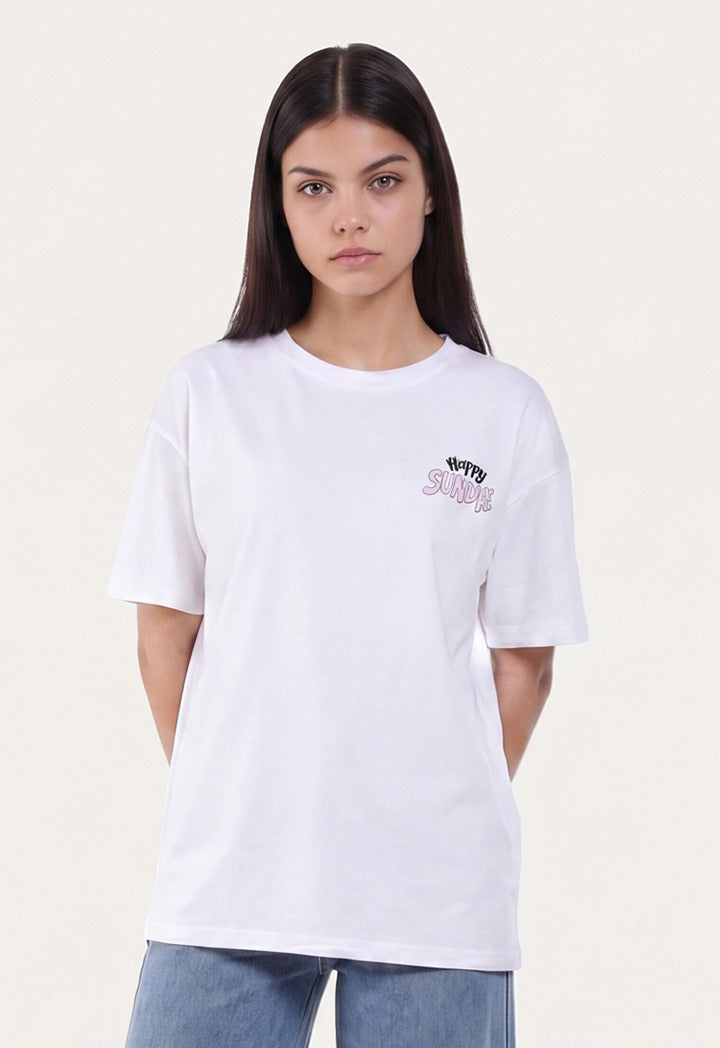 Oversize Printed Top