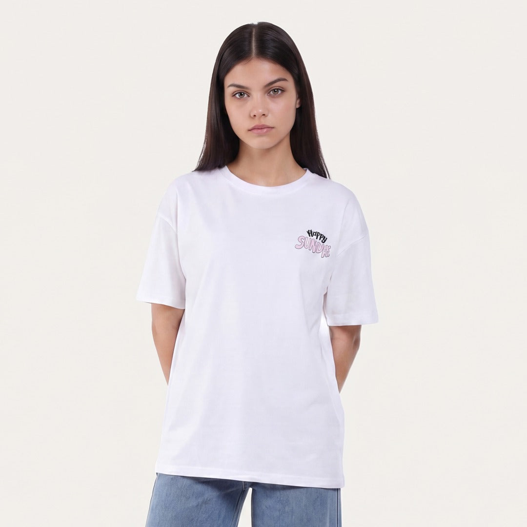 Oversize Printed Top