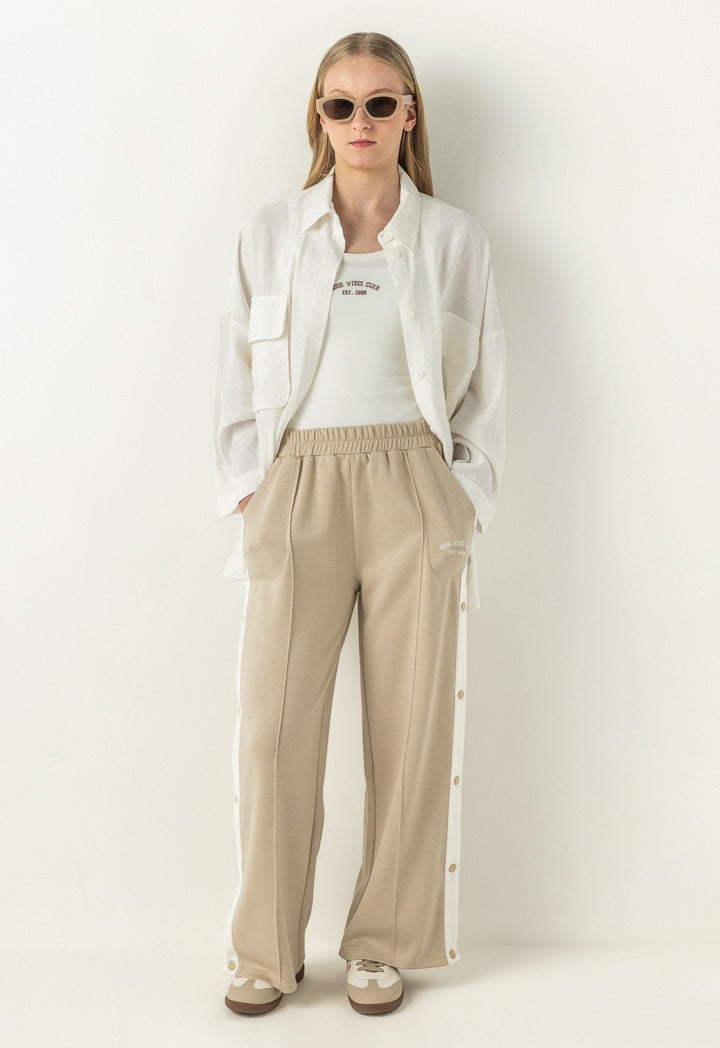 Hope Front Pockets Solid Shirt Off White