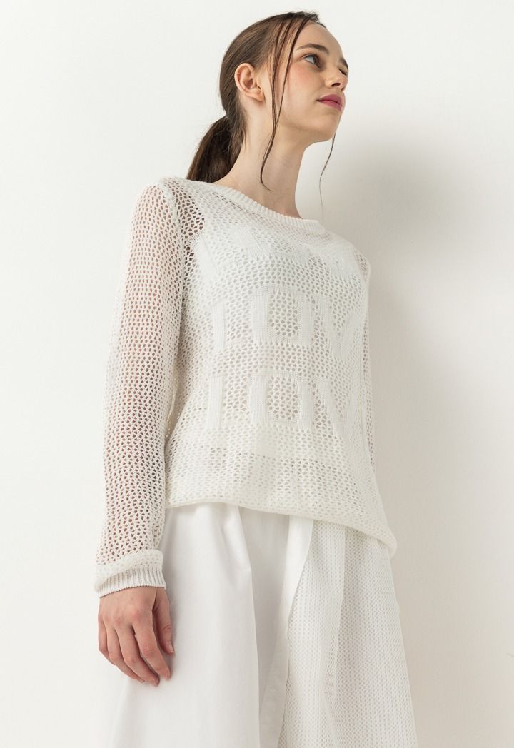 Hope Net Top Combo (2Pcs) Off White