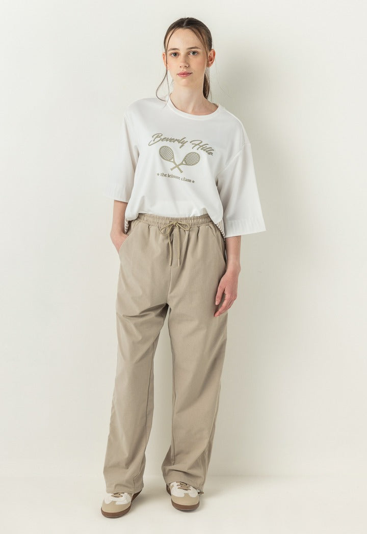 Hope Solid Sporty Pants Light Brown