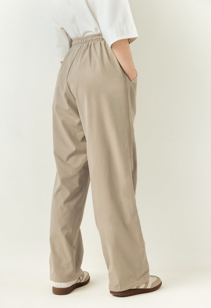 Hope Solid Sporty Pants Light Brown