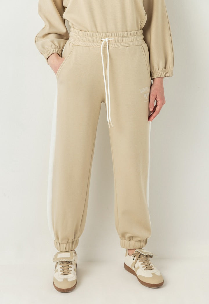 Hope Gathered Hems Sweatpants Beige
