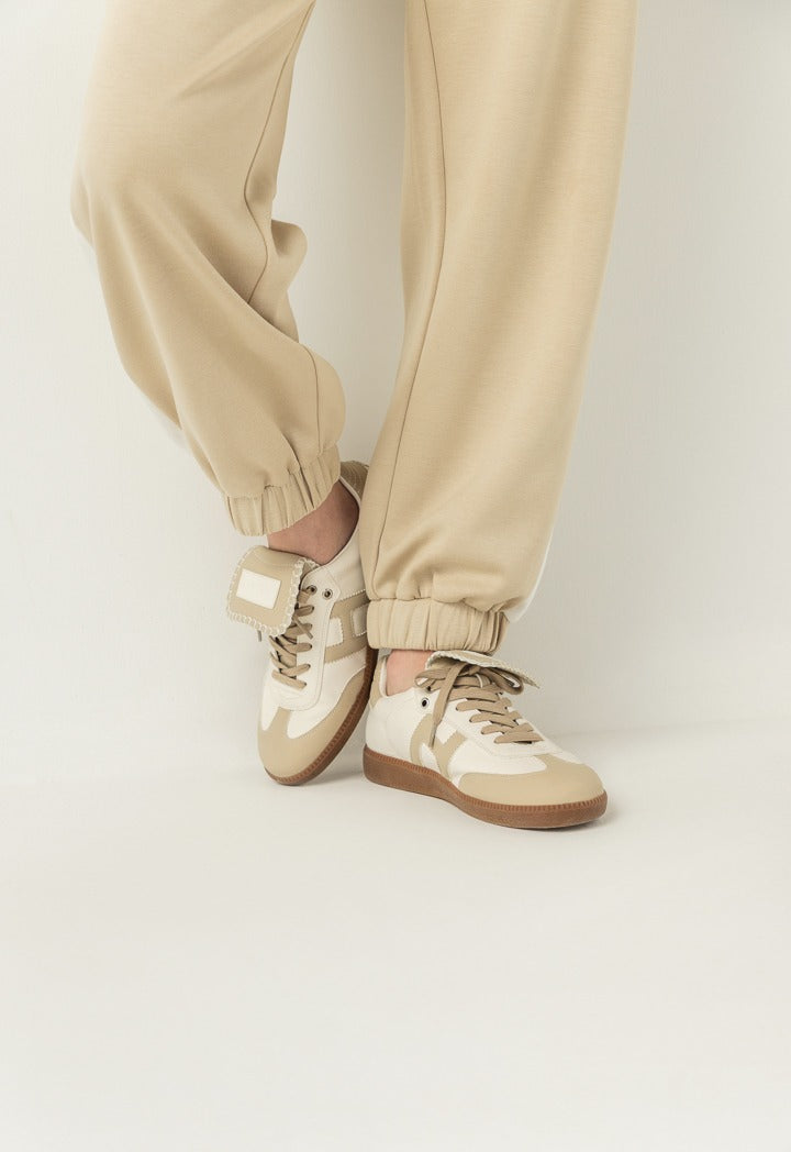 Hope Gathered Hems Sweatpants Beige