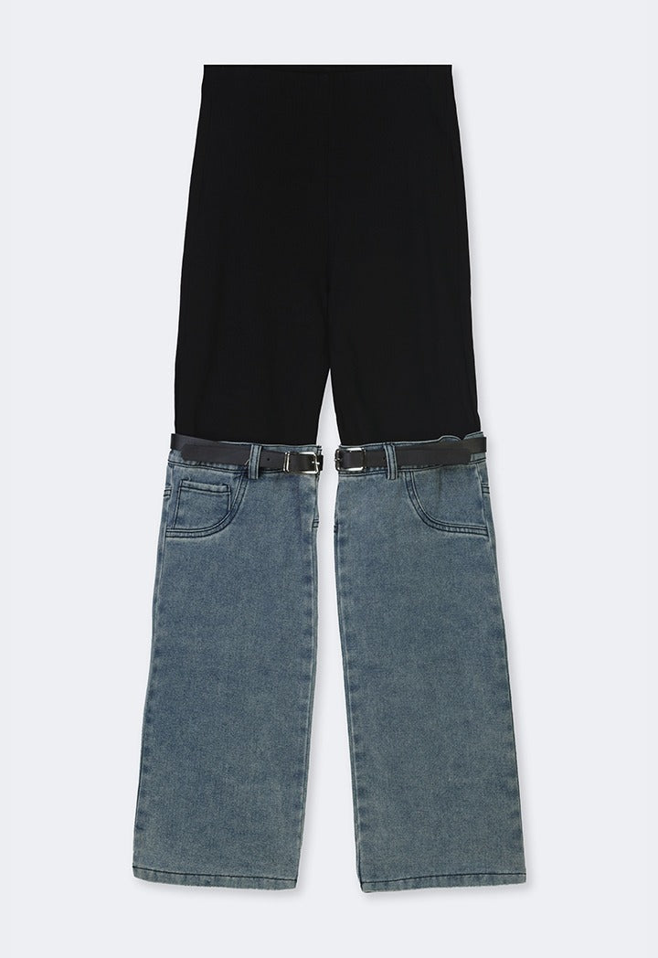 Hope Hybrid Elastic Jeans Blue-Black