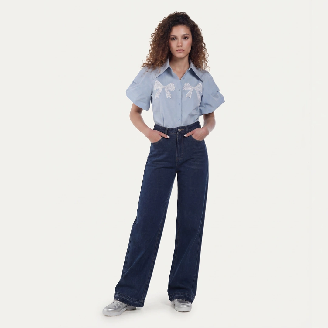 High Waist Wide Leg Jeans
