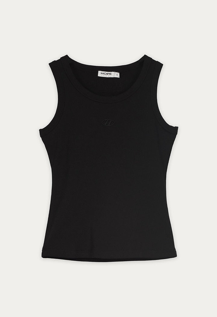 Knitted Ribbed Tank Top