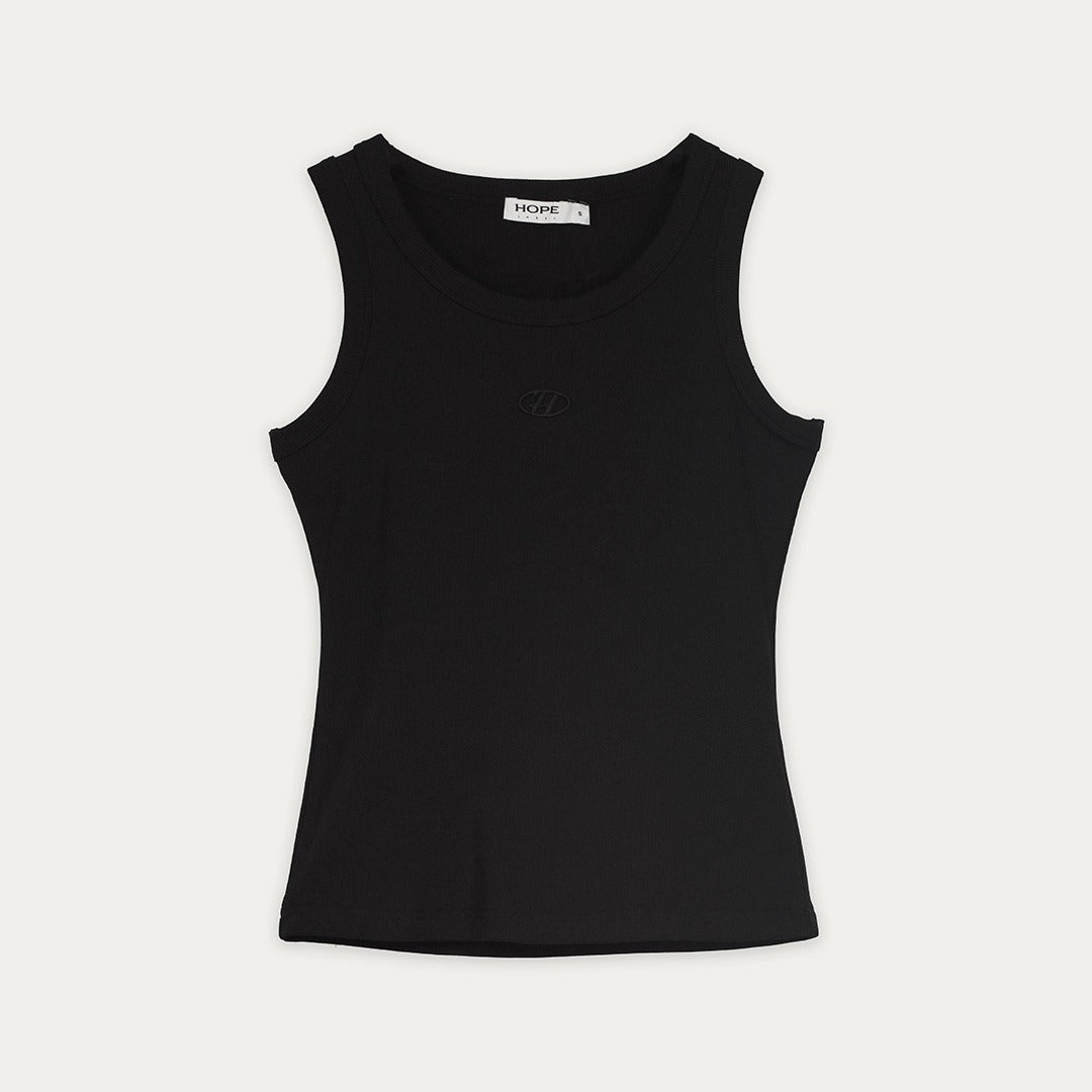 Knitted Ribbed Tank Top