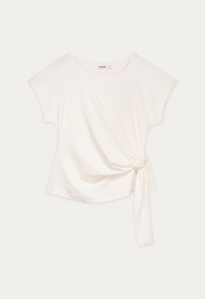 Buckled Tie Solid Top