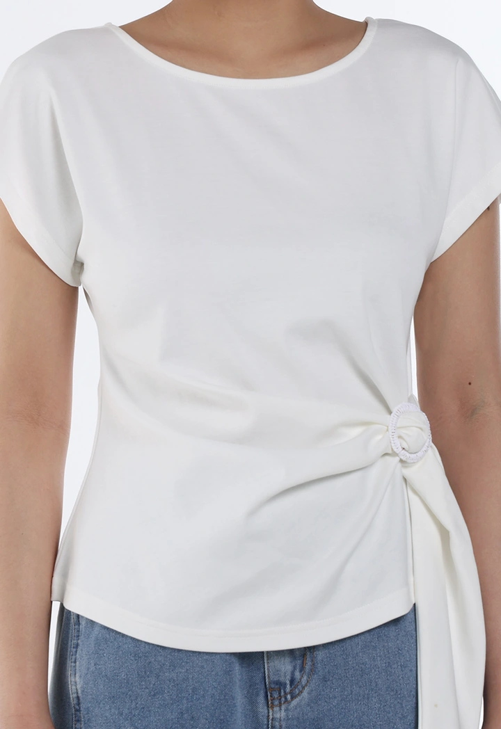 Buckled Tie Solid Top