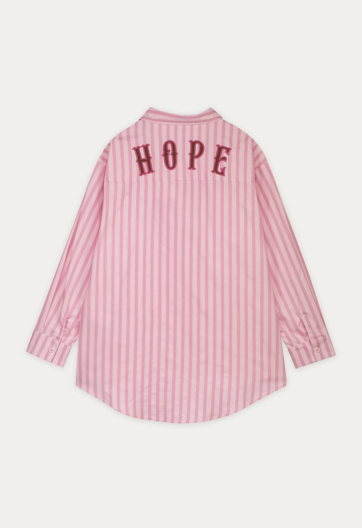 Drop Shoulder Striped Shirt