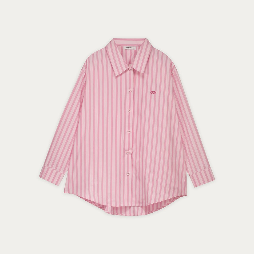 Drop Shoulder Striped Shirt